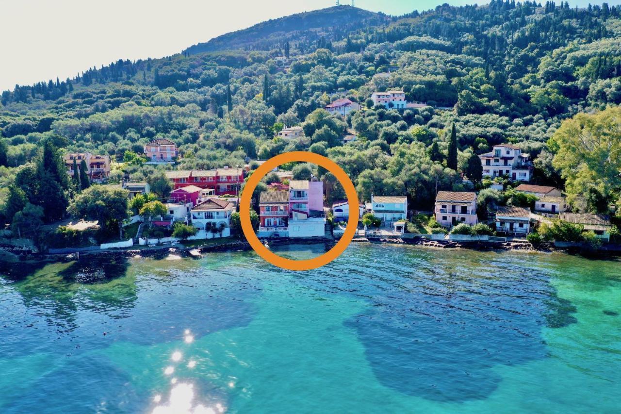 Seafront Villa Ourania Mesongí エクステリア 写真
